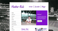 Desktop Screenshot of heatherrule.com
